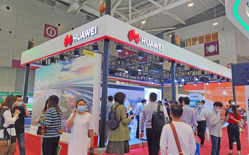 Huawei exhibition stand